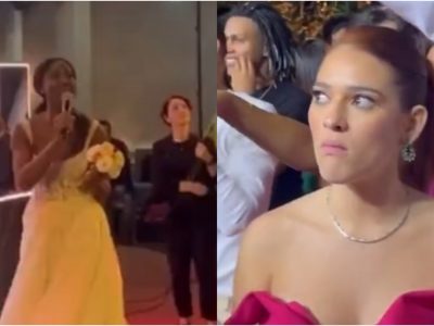 Camila de Lucas Ana Clara Lima buquê