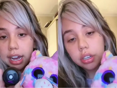 influenciadora camera pelúcia