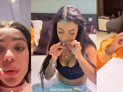 Brunna Gonçalves carne crua