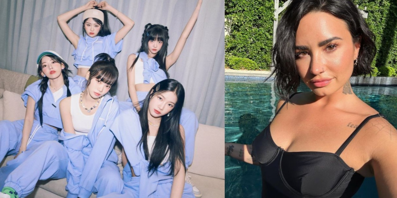 'Eve, Psyche & Bluebeard’s wife (Remix)' - Le Sserafim ft. Demi Lovato