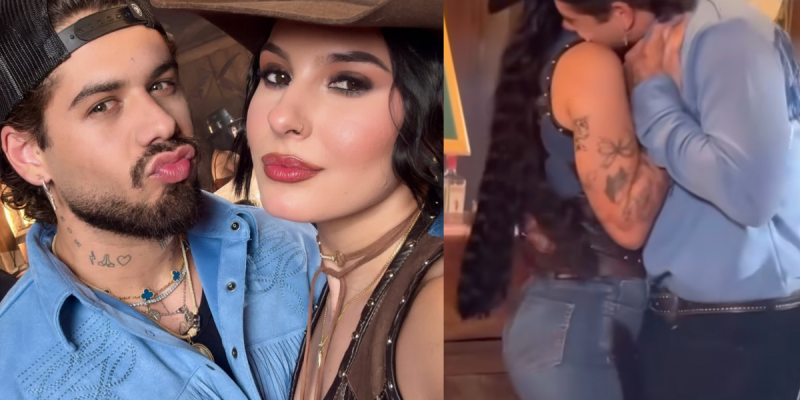 Ana Castela Zé Felipe beijo